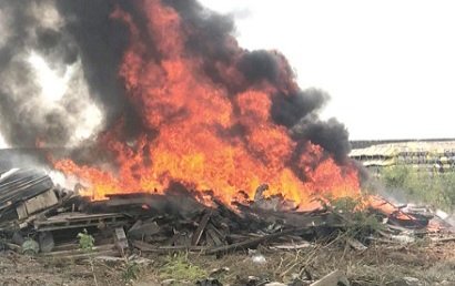 GMA Destroys Wooden Boats For Illegal Bunkering