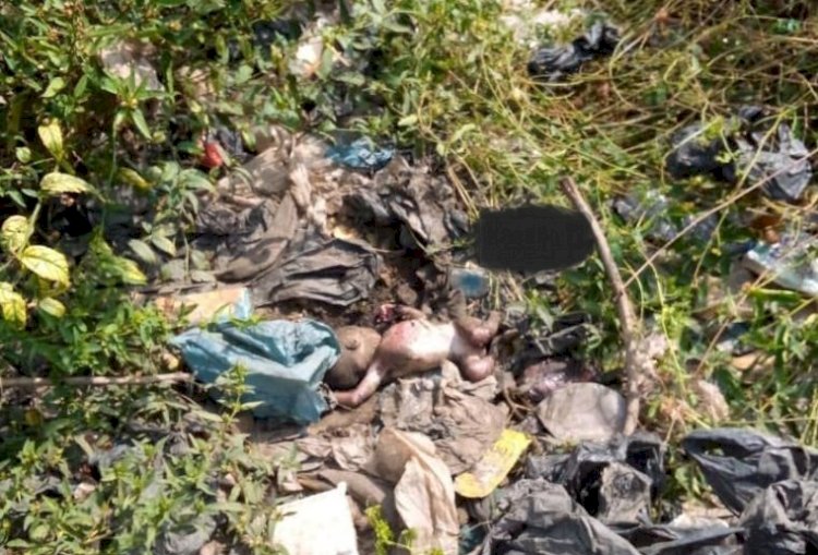 Baby Buried At Dumping Site At Enyan Maim