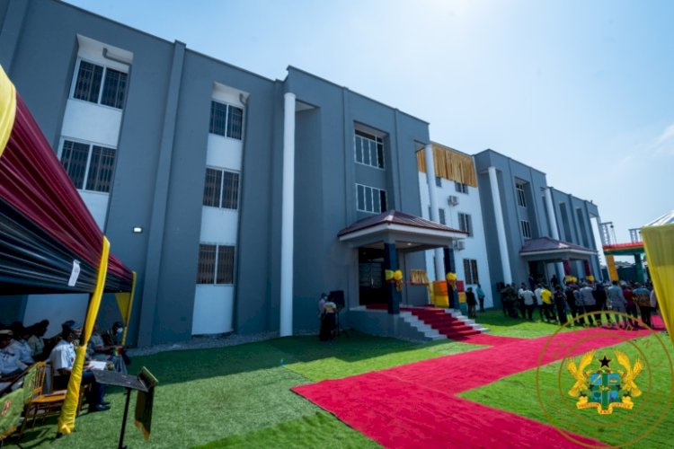 Akufo-Addo Commissions 300-Bed Capacity Soldiers’ Block At 37 Military Hospital