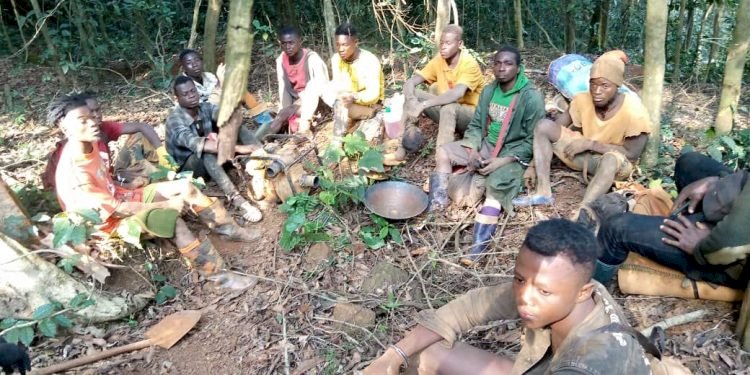 Illegal Mining: 10 Persons Arrested In Atewa Forest Reserve