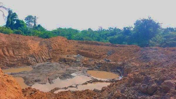 Illegal Miners Block Birim River; Destroy Hectares Of Farmlands