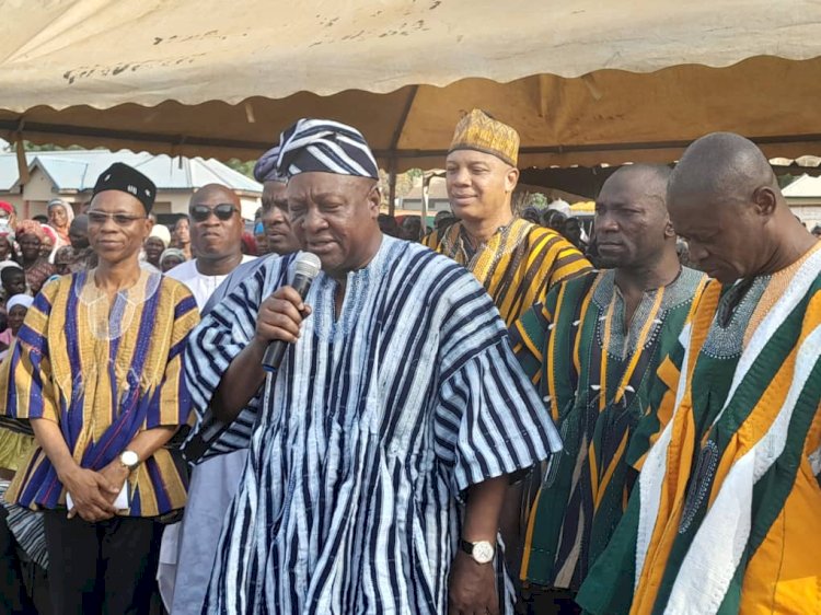 Mahama, Haruna Attend 3rd Day Funeral Ceremony Of Late Yagbonwura Boressah