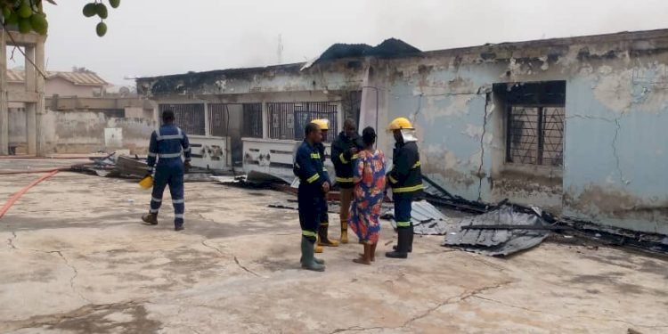 Fire Destroys 7 Bedroom Apartment At Tafo