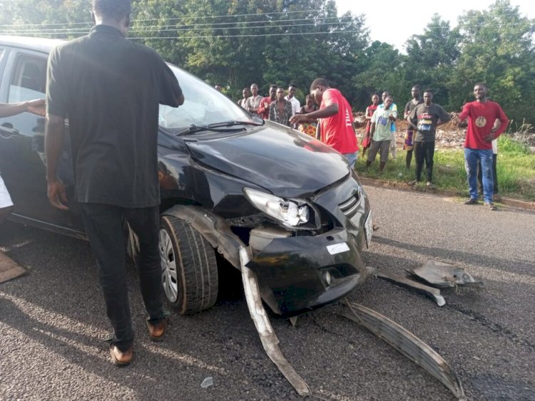 Speeding Car Crashes Woman To Death At Nyamebekyere