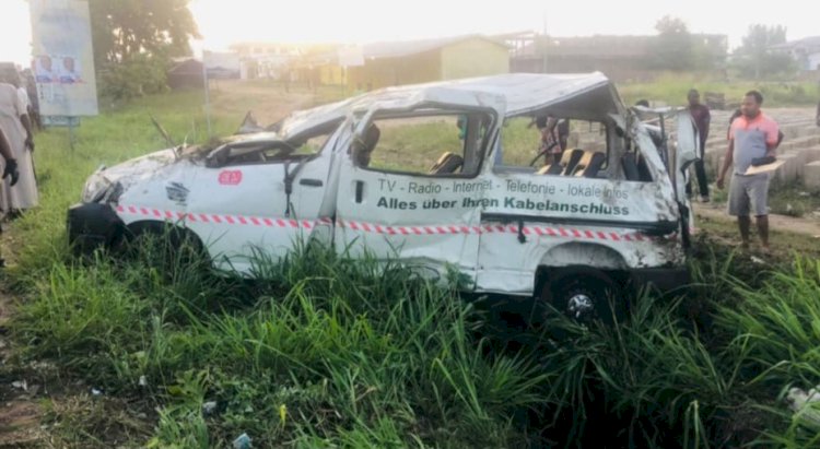 One Person Dead, 14 Injured In Accident On Winneba-Apam Highway