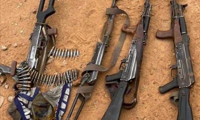 Gun, Ammunitions Recovered From Terrorists Killed By Nigerian Troops