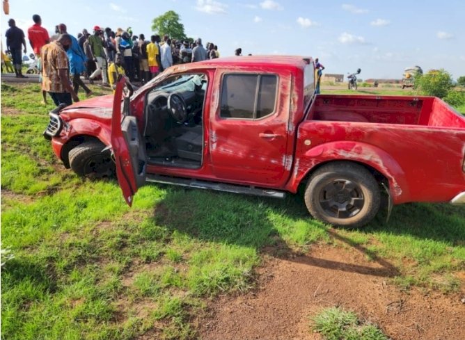 Mahama’s Convoy Involved In Accident; 3 Sustain Injuries