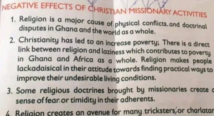 NaCCA Orders Withdrawal Of Controversial History Textbook Indicting Christianity