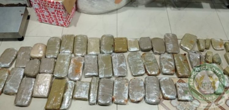 NACOC Seizes Cannabis Worth $127,000 At KIA Cargo Terminal