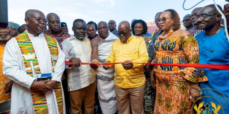 President Akufo-Addo Commissions €84 Million Elmina Fishing Harbour