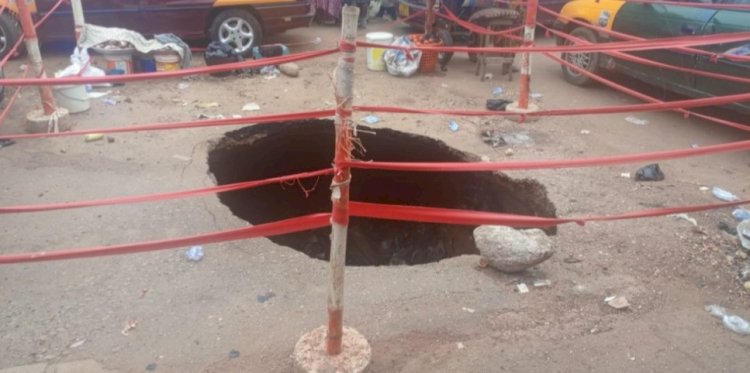 Traders Raise Concern Over Death Trap Pit At Kumasi Central Market